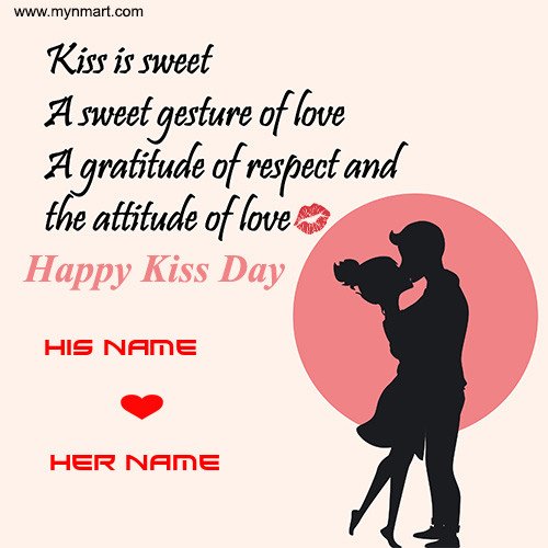 Happy Kiss Day - Sweet