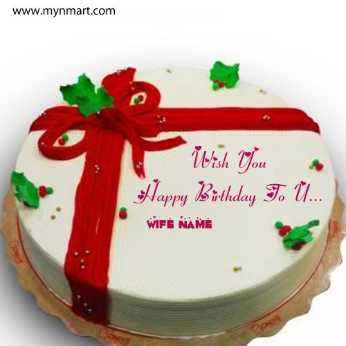 Wish You Happy Birthday Cake Image With Your Name